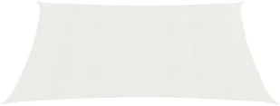 vidaXL Żagiel przeciwsłoneczny, 160 g/m, biały, 5x7 m, HDPE vidaXL - Parasole ogrodowe - miniaturka - grafika 3