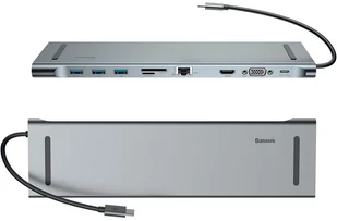 Baseus Baseus adapter USB-C HUB Enjoyment 10w1 CATSX-F0G baseus_20190919113856 - Switche - miniaturka - grafika 2