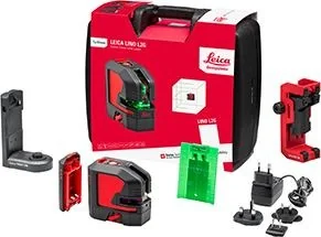Leica geosystems Lino l2g Leica kompaktowy krzyż na zielonym laserem do linii o akumulator litowo-jonowy i innowacyjnych magnetyczny uchwyt 864420 - Poziomice laserowe - miniaturka - grafika 2