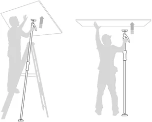 PIHER Multi-podpora teleskopowa z mechanizmem sprężynowym P3ARM+ 168-300cm P34093 P34093 - Imadła i ściski - miniaturka - grafika 6