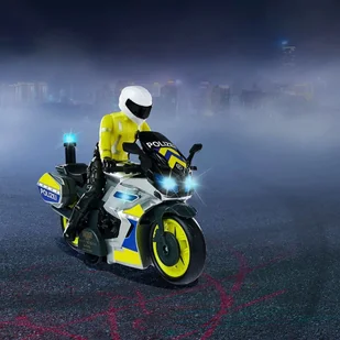 Dickie SOS Motocykl policyjny + figurka 17cm 3712018 - Samochody i pojazdy dla dzieci - miniaturka - grafika 3