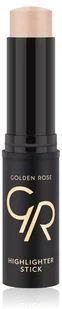 Golden Rose Highlighter Stick rozświetlacz w sztyfcie 01 Bright Gold 9,5g - Pudry do twarzy - miniaturka - grafika 2