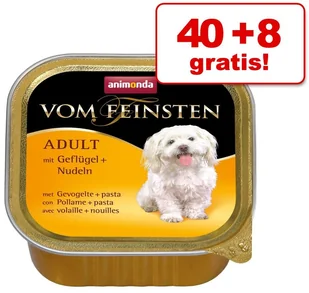 Animonda 40 + 8 gratis! vom Feinsten 48 x 150 g Adult Drób z cielęciną|  od 89 zł i Super Promocje od zooplus! - Mokra karma dla psów - miniaturka - grafika 3
