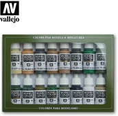 Kolejki i akcesoria - Vallejo Model Color Zestaw 16 farb - Allied Forces WWII Vallejo 70109 - miniaturka - grafika 1