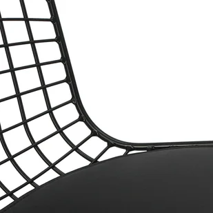 D2.Design DESIGN Krzesło Harry czarne / czarna poduszka - Krzesła - miniaturka - grafika 20