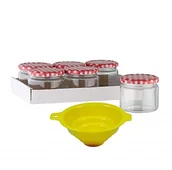 Pojemniki kuchenne - Viva-Haushaltswaren Gabriele Hesse e.K. Viva Haushaltswaren słoiki na przetwory, słoiki na marmoladę, z lejkiem do napełniania, 330ml - miniaturka - grafika 1