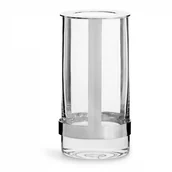 Wazony i flakony - Sagaform wazon śred 8 x 15 cm szkło/metal srebrny pudełko prezentowe SF-5018037 - miniaturka - grafika 1