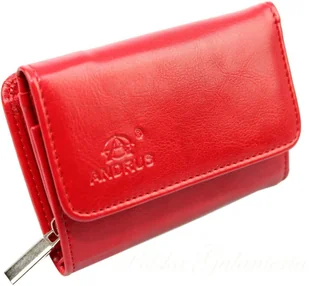 Andrus Portfel Damski (PL) 12 cm Suwak Skóra Włoska - Portfele - miniaturka - grafika 5