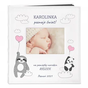 NA Murrano Album z Okienkiem Prezent Pamiątkę Narodzin Nadruk ALB-BO-BK-UV-026 - Albumy fotograficzne NA Murrano Album z Okienkiem Prezent Pamiątkę Narodzin Nadruk ALB-BO-BK-UV-026 - Albumy fotograficzne - miniaturka - grafika 1