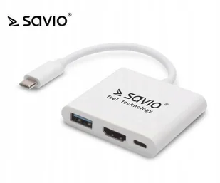 SAVIO Hub SAVIO AK-48 3w1 - Huby USB - miniaturka - grafika 5