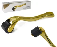 Derma rollery - Derma Roller 540 Igieł 0,2 mm Dermaroller Tytan Złoty T-DERMA-GL-02-0.2mm - miniaturka - grafika 1