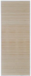 vidaXL Prostokątne, naturalne maty bambusowe, 2 szt., 120 x 180 cm - Dywany - miniaturka - grafika 4