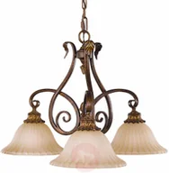 Lampy sufitowe - Elstead Lighting Sonoma Valley 3Lt Chandelier FE/SONOMAVAL3 Elstead lampa wisząca stylowa FE/SONOMAVAL3) - miniaturka - grafika 1