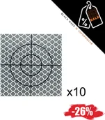 Akcesoria do urządzeń pomiarowych - Niemcy Zestaw 10szt Folia dalmiercza biała 40mm x 40mm FD40 - miniaturka - grafika 1