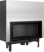 Kominki wolnostojące - Kratki.pl Marek Bal Kominek powietrzny stalowy NADIA 14 kW  200 Gilotyna Black NADIA/14/G/BLACK - miniaturka - grafika 1