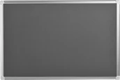 Tablice i flipcharty - BI-OFFICE Tablica tekstylna 90 x 60 cm szara PD0639 PD0639 - miniaturka - grafika 1