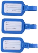 Akcesoria turystyczne - Dunlop Zawieszki identyfikatory na walizkę bagaż Dunlop x3 E-10387 - miniaturka - grafika 1