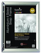 Ramki na zdjęcia - Sseco Wyświetlacz Frame aluminium Front Loading with fixings A3 AM8-A3 - miniaturka - grafika 1