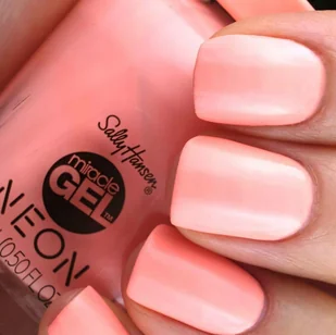 Sally Hansen Miracle Gel Lakier Peach Please 051 - Lakiery do paznokci - miniaturka - grafika 2