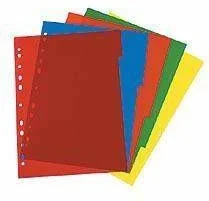 Herlitz Przekładki A4 PP 5 częściowe różne kolory 174276 - Przekładki do segregatorów - miniaturka - grafika 2