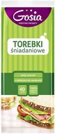 Folia, papier śniadaniowy, serwetki - Gosia Politan Torebki śniadaniowe 40 szt. - miniaturka - grafika 1