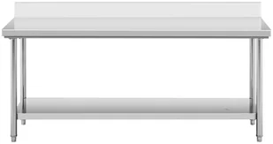 Royal Catering Stół roboczy - stal nierdzewna - 200 x 60 cm - 160 kg - rant - Catering - RCWT-200X60EB RCWT-200X60EB - Stoły gastronomiczne - miniaturka - grafika 5