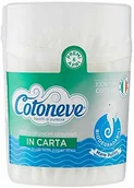 Waciki, płatki i patyczki kosmetyczne - COTONEVE cotoneve Patyczki higieniczne, bawełna poddana obróbce antybakteryjne, 100 pałeczek - miniaturka - grafika 1