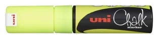 Uni Marker kredowy 8mm żółty ścięty PWE8K - Markery permanentne - miniaturka - grafika 2