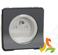 Gniazdka elektryczne - Schneider Electric MUREVA STYL Mechanizm gniazda 2P+PE IP55 antracyt MUR36133 MUR36133/SCH - miniaturka - grafika 1