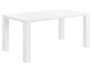 Stoły - Unique Vente Stół do jadalni MONICA - Dla 6 osób - MDF lakierowane na biało - miniaturka - grafika 1