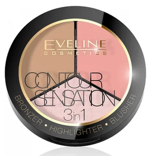 Eveline Contour Sensation Puder 3w1 nr 1 Pink Beige - Podkłady do twarzy - miniaturka - grafika 6