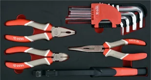 Yato WÓZEK NARZĘDZIOWY 3CZĘŚCIOWY Z NARZĘDZIAMI YT-09104 - Szafy i regały magazynowe - miniaturka - grafika 11