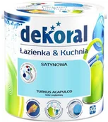 Farby wewnętrzne - Dekoral Farba satynowa $283azienka i Kuchnia turkus Acapulco 2 5 l 390802 - miniaturka - grafika 1