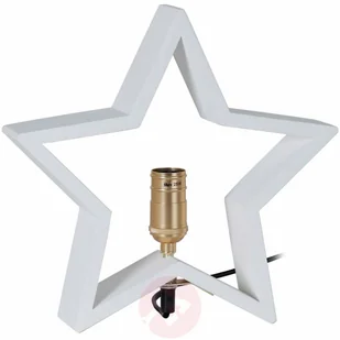 Best Season Drewniana gwiazda Lysekil, biała, do postawienia - Oświetlenie świąteczne - miniaturka - grafika 4