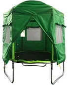 Trampoliny - Aga Namiot Aga Trampolina 250 cm 8 stóp) Ciemnozielony - miniaturka - grafika 1