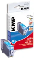 Tusze zamienniki - KMP Tusz do Canon CLI-521C cyan Zamiennik 1510.0003 - miniaturka - grafika 1