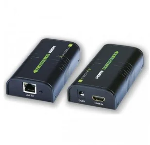 Techly Extender / splitter HDMI Techly po skrętce Cat. 5e/6/6a/7 do 120m, over IP, czarny IDATA EXTIP-373 306004 - Inne akcesoria audio-wideo - miniaturka - grafika 4
