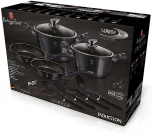 Berlinger Haus Lumarko Berlingerhaus Bh-6917 Carbon Pro BH-6917 Kinghoff - Zestawy garnków i patelni - miniaturka - grafika 6