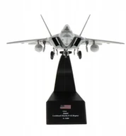 Samoloty i helikoptery - 1/100 metalowy samolot myśliwski F-22 model - miniaturka - grafika 1