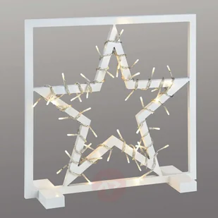 Markslojd Biała lampa dekoracyjna LED Trenton - Oświetlenie świąteczne - miniaturka - grafika 2