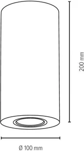 Spotlight Ekologiczna LAMPA ścienna WOODDREAM 2581276 drewniana OPRAWA skandynawska tuba kinkiet okrągły orzech - Lampy ścienne - miniaturka - grafika 3