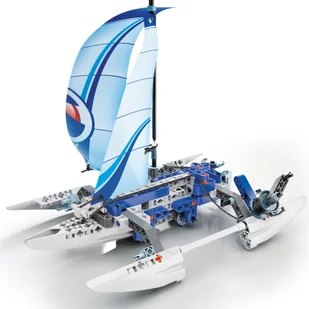 Clementoni Laboratorium Mechaniki Trimaran i Skuter wodny ŁÓDŹ 50063 - Zabawki konstrukcyjne - miniaturka - grafika 3