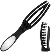 Szczotki i grzebienie do włosów - Olivia Garden ON THE GO S&S Combo Składana szczotka do rozczesywania z włosia dzika 12741 - miniaturka - grafika 1