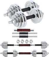 HMS Sztangielki-sztanga w walizce chrom 2 x 15 kg STC30 - HMS 1009591