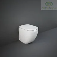 Miski WC - RAK Ceramics ILLUSION MISKA WC STOJĄCA RIMLESS 52X38 CM BIAŁY POŁYSK ILLWC1346AWHA - miniaturka - grafika 1