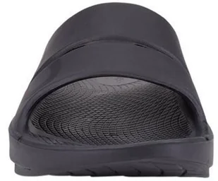 Oofos Klapki regeneracyjne OOahh Black Matte - Klapki i japonki męskie - miniaturka - grafika 4