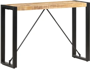 vidaXL vidaXL Stolik typu konsola, 110 x 35 x 76 cm, lite drewno mango - Konsole i sekretarzyki - miniaturka - grafika 6