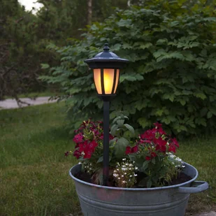 Best Season Lampa solarna LED Flame, 4 w 1, czarna - Lampy ogrodowe - miniaturka - grafika 2