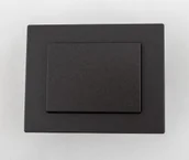 Gniazdka elektryczne - DPM Solid Gniazdko Vilma pojedyncze IP44 grafitowe - miniaturka - grafika 1