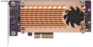 QNAP Karta rozszerzeń do serwera NAS QNAP QM2-2S-220A PCI-E x2 Gen 2 2x M.2 SATA 22110/2280 LP + pakiet ochronny Care Pack w cenie tylko na Redcoon.pl Sprawdź! - Kontrolery - miniaturka - grafika 2